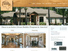Tablet Screenshot of ownerbuildertexas.com